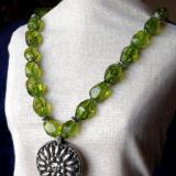 Apple Green Quartz Necklace