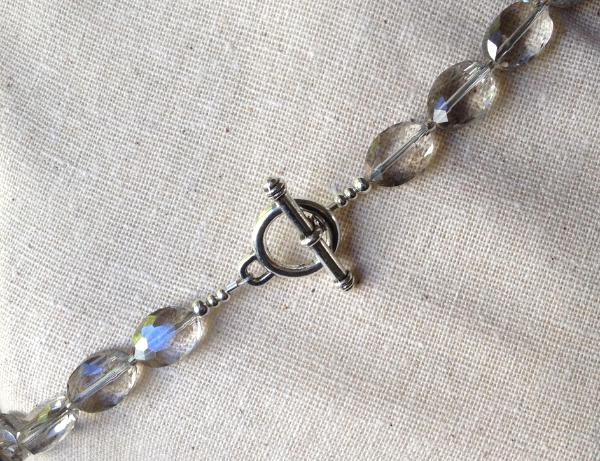 Smoky Quartz Dagger Necklace