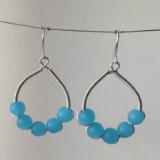 Cool Blue Sea Glass Chandeliers