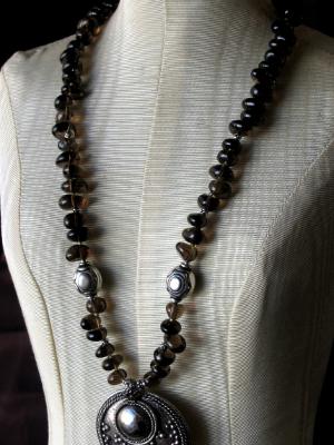 Classic Smoky Quartz Necklace