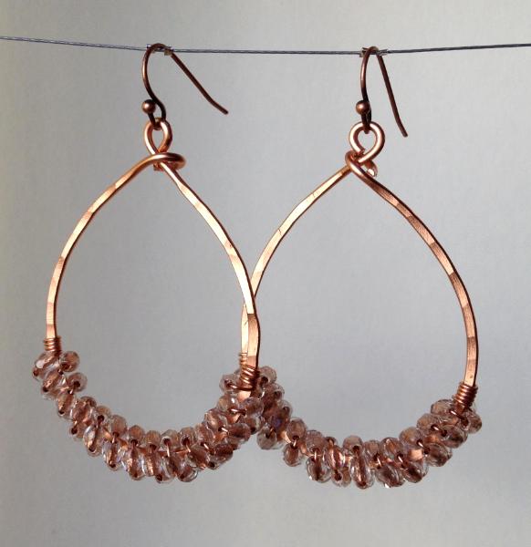 Copper on Copper Wire Chandeliers