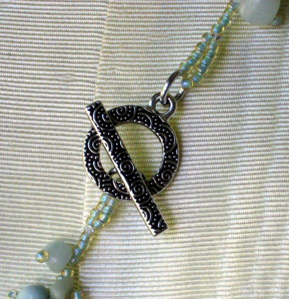 Woven Amazonite Necklace 