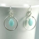 Framed Amazonite Earrings