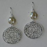 Filigree Medallion Earrings