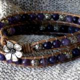 Amethyst Wrap Bracelet for Ashley