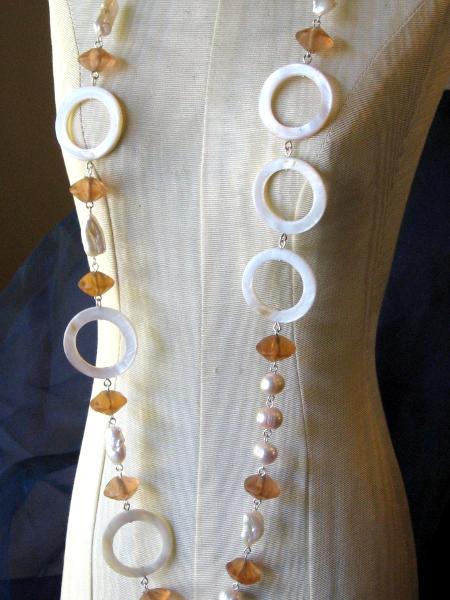 Peaches and Cream Necklace