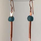 Copper Stick Earrings