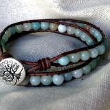 Amazonite Double Wrap Bracelet