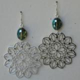 Flower Medallion Earrings