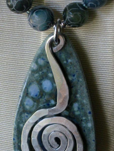 Ocean Waves Serpentine Necklace