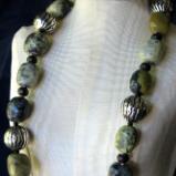 Chunky Green Turquoise Necklace