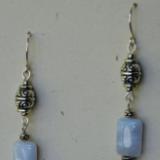 Blue Lace Agate Earrings