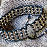 Woven Rollo Chain and Leather Bracelet