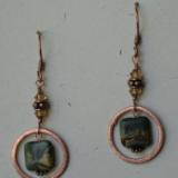 Picasso Jasper and Copper Earrings