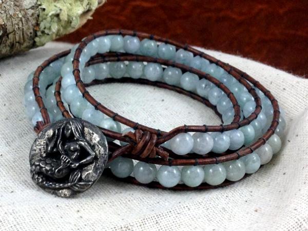 Aquamarine Mermaid Bracelet