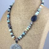Amazonite Bamboo Necklace *temporarily unavailable*