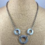 Gunmetal and Steel Necklace