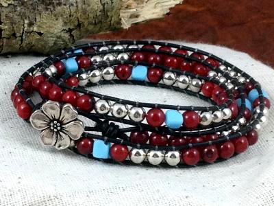 Southwestern Triple Wrap Bracelet