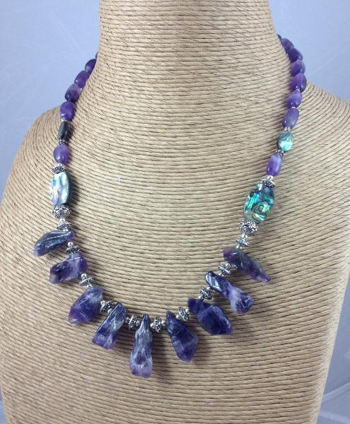 Amethyst Bib Necklace