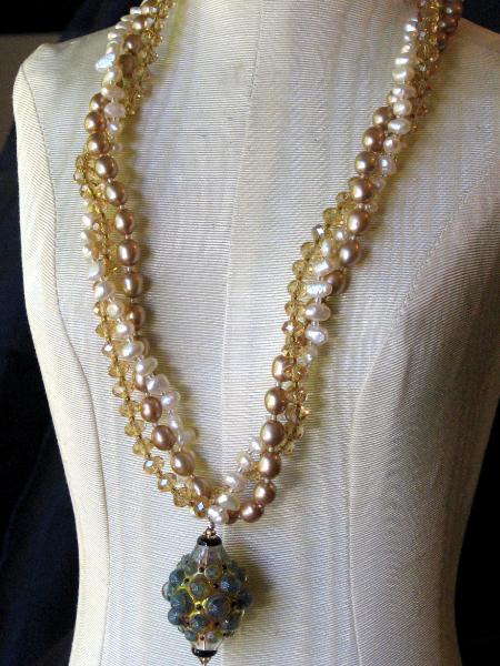 Aureate Gems Multi-strand Necklace