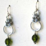 Byzantine Aluminum Chainmaille Earrings